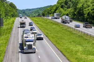 Avoiding a truck’s blind spots can help you prevent an accident on the interstate.