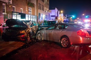 heavily-damaged-vehicles-after-a-rideshare-accident