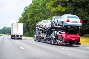 Large trucks using the interstate. You can work with a Portage interstate accident lawyer to seek compensation after a crash.