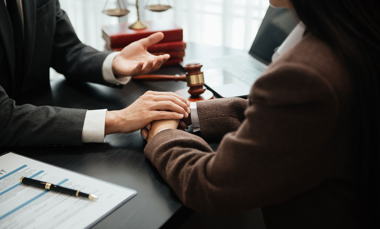 Concept image representing the legal process families may use to pursue financial accountability after a wrongful death.